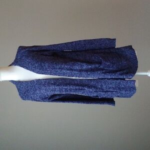 Ladakh | Anthropologie Open Cardigan Longsleeve Blue Knit Sweater